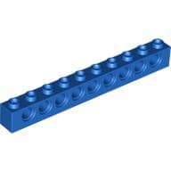Technic Brick 1 x 10 [9 Pin Holes]