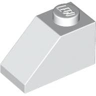 Slope 45° 2 x 1 with Bottom Pin