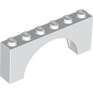 Brick Arch 1 x 6 x 2 - Thick Top with Reinforced Underside