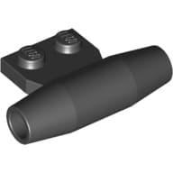 Engine - Smooth, Small 1 x 2 Side Plate [With Axle Holders]