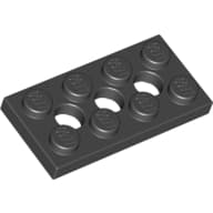 Technic Plate 2 x 4 [3 Holes]