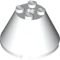 Cone 4 x 4 x 2, Axle Hole [Plain]