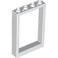 Window 1 x 4 x 5 with Hollow Studs