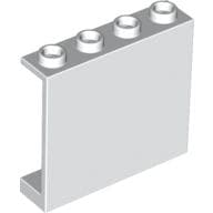 Panel 1 x 4 x 3 [Side Supports / Hollow Studs]