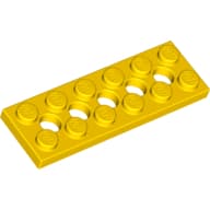 Technic Plate 2 x 6 [5 Holes]