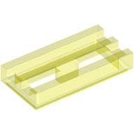 Tile Special 1 x 2 Grille with Bottom Groove