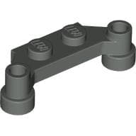 Plate Special 1 x 4 Offset with Bar Holes