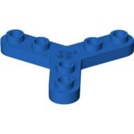 Technic Plate Rotor 3 Blade with Smooth Ends and 6 Studs (Propeller)