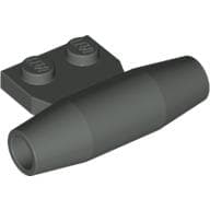 Engine - Smooth, Small 1 x 2 Side Plate [With Axle Holders]