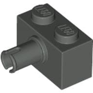 Brick Special 1 x 2 with Pin