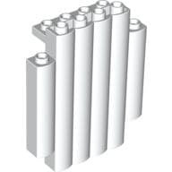 Panel 2 x 6 x 6 Log Wall [Palisade]