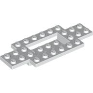 Vehicle Base 4 x 10 x 2/3 with 4 x 2 Recessed Center with Smooth Underside