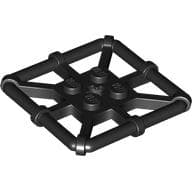 Plate Special 2 x 2 with Bar Frame Square