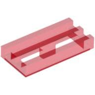 Tile Special 1 x 2 Grille with Bottom Groove