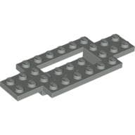 Vehicle Base 4 x 10 x 2/3 with 4 x 2 Recessed Center with Smooth Underside