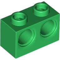 Technic Brick 1 x 2 [2 Pin Holes]