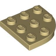 Plate Round Corner 3 x 3