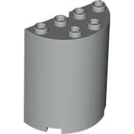 Cylinder Half 2 x 4 x 4