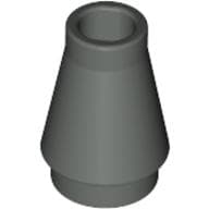 Cone 1 x 1 [No Top Groove]