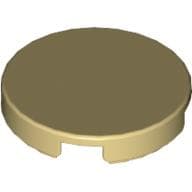 Tile Round 2 x 2 with Bottom Cross