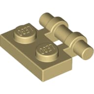 Plate Special 1 x 2 Side Handle [Free Ends]