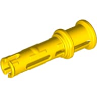 Technic Pin Long with Friction Ridges Lengthwise and Stop Bush [3 Lateral Holes, Big Pin Hole]