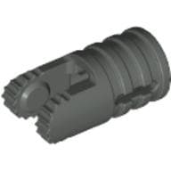 Hinge Cylinder 1 x 2 Locking with 2 Click Fingers and Axle Hole, 9 Teeth