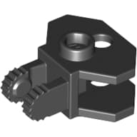 Hinge 1 x 2 Locking with 2 Fingers and Towball Socket, 9 Teeth