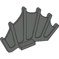 Animal Body Part, Dinosaur, Back Sail 8 x 2 x 5