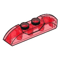 Brick Curved 1 x 4 with Sloped Ends and Two Top Studs