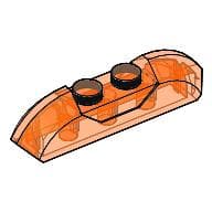 Brick Curved 1 x 4 with Sloped Ends and Two Top Studs