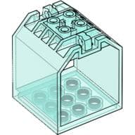 Container / Box, Open Ended 4 x 4 x 4 with 1 Hinge Finger Each End [Plain]