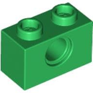 Technic Brick 1 x 2 [1 Pin Hole]