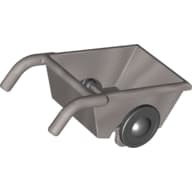 Duplo Wheelbarrow with Thin Black Wheels