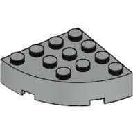 Brick Round Corner 4 x 4 Full Brick