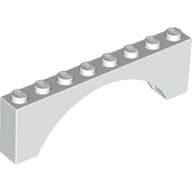 Brick Arch 1 x 8 x 2