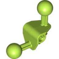 Large Figure Skeletal, Limb, Angular 90°, 4 x 4 x 2 with 2 Ball Joints, and Axle Hole