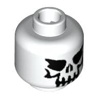 Minifig Head Skeleton, Evil Skull Print