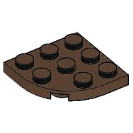 Plate Round Corner 3 x 3