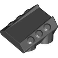 Slope 2 x 2 No Studs, with 3 Side Pistons Raised Edges