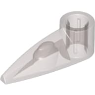 Technic Tooth 1 x 3 with Axle Hole [Rounded Underside]