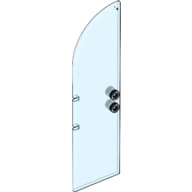 Door 1 x 4 x 11 1/3 Arched Top