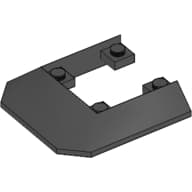 Wedge Sloped 45° 6 x 6 Double / 33° [Train Roof End]