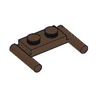 Plate Special 1 x 2 with Handles [Flat Ends / Low Attachment]