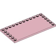 Plate Special 6 x 12 with Studs on 3 Edges