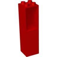 Duplo Building Column 2 x 2 x 6 with Drawer Slots on Two Sides