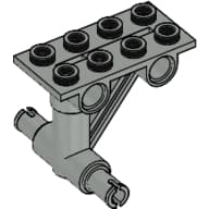 Plate Special 2 x 4 Thin 4 Holes, Struts and 2 Pins [Undercarriage]