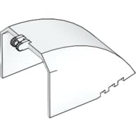 Windscreen 8 x 6 x 4 Canopy with Hinge