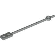 Bar 1 x 12 with 1 x 2 Plate End with Solid Studs and 1 x 1 Round Plate End