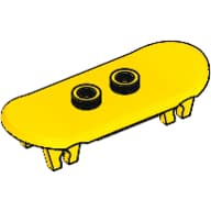 Sports Skateboard with Trolley Wheel Holders